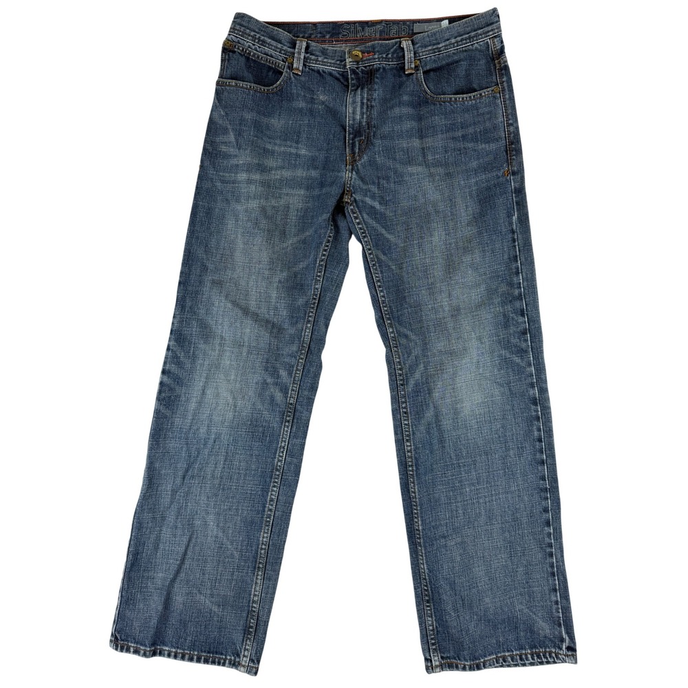 Levi's SilverTab Loose Jeans Mens 34x32 Blue Denim Relaxed Fit 039307960779
